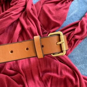 EUC Boden leather belt size XS